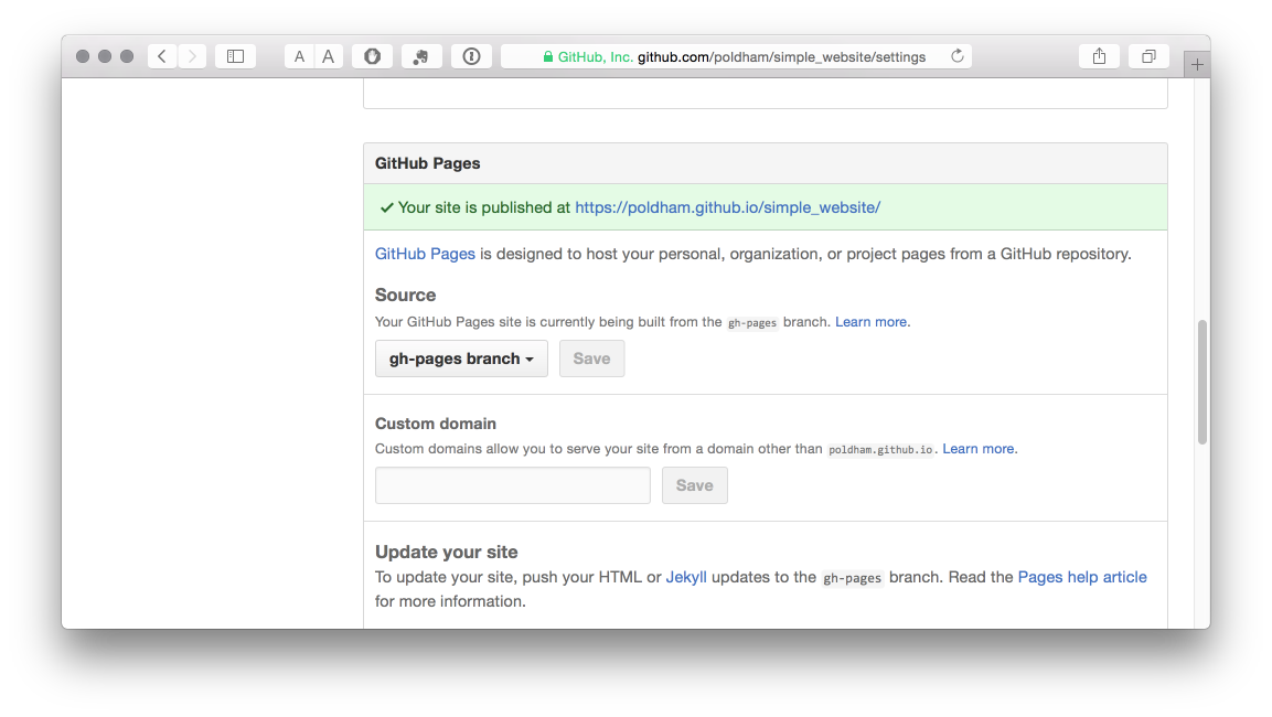 Publish Your Site On Github 2660